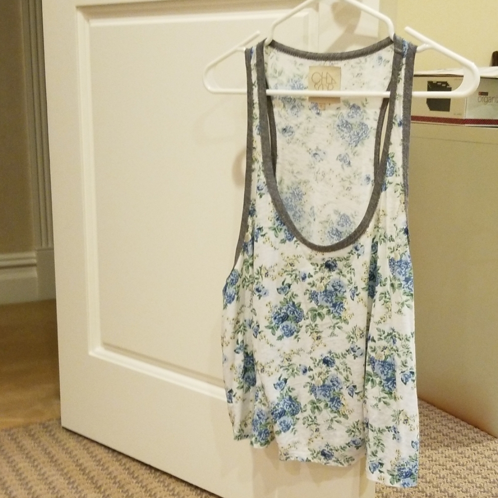 Chaser floral tank top